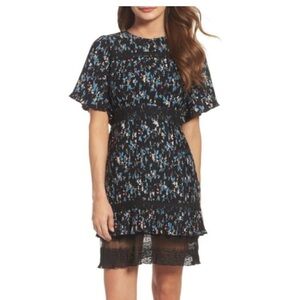 Chelsea 28 Nordstrom Floral Lace Dress Size L